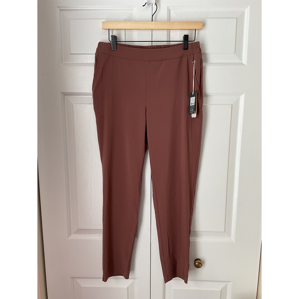 tentree‎ InMotion Lightweight Pant Saturna Women S Mesa Red Stretch Gorpcore - Picture 3 of 9